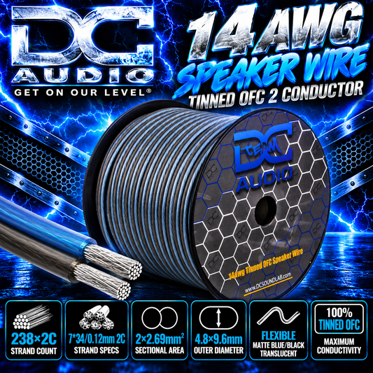 DC Audio 14 awg OFC Speaker Wire