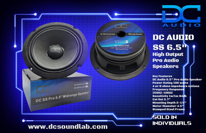 DC Audio SS 6.5" Full Range Pro Audio
