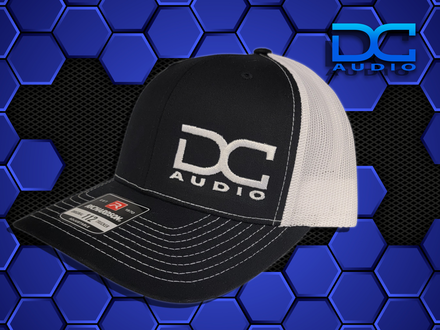 Black White Trucker Snapback hat