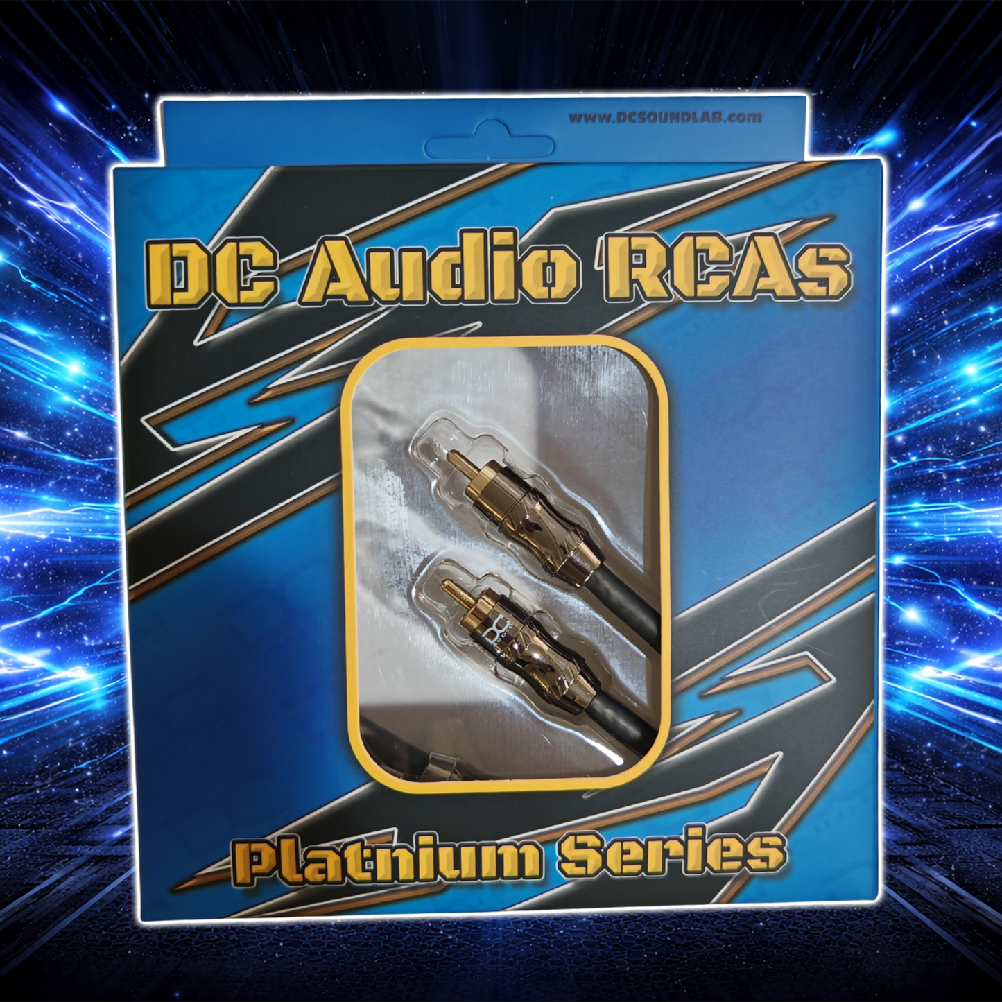 DC Audio Platinum Series RCA's 1F-2M Y Connector