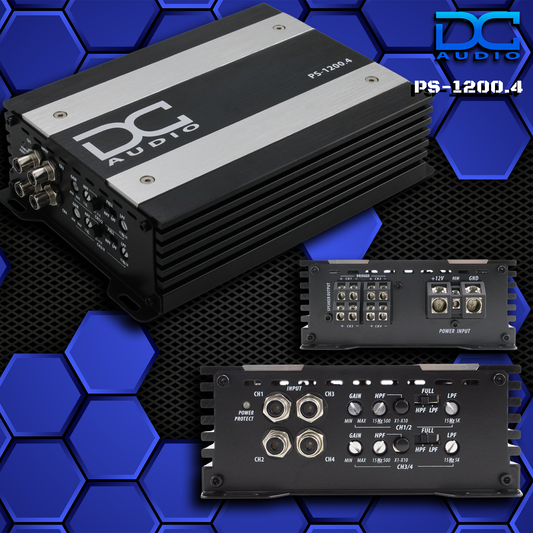 PS1200x4 - Mini 4 Channel Amplifier