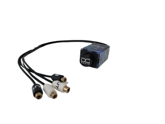 DC Audio RCA IN/OUT Bass Knob