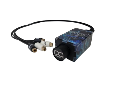 DC Audio RCA IN/OUT Bass Knob