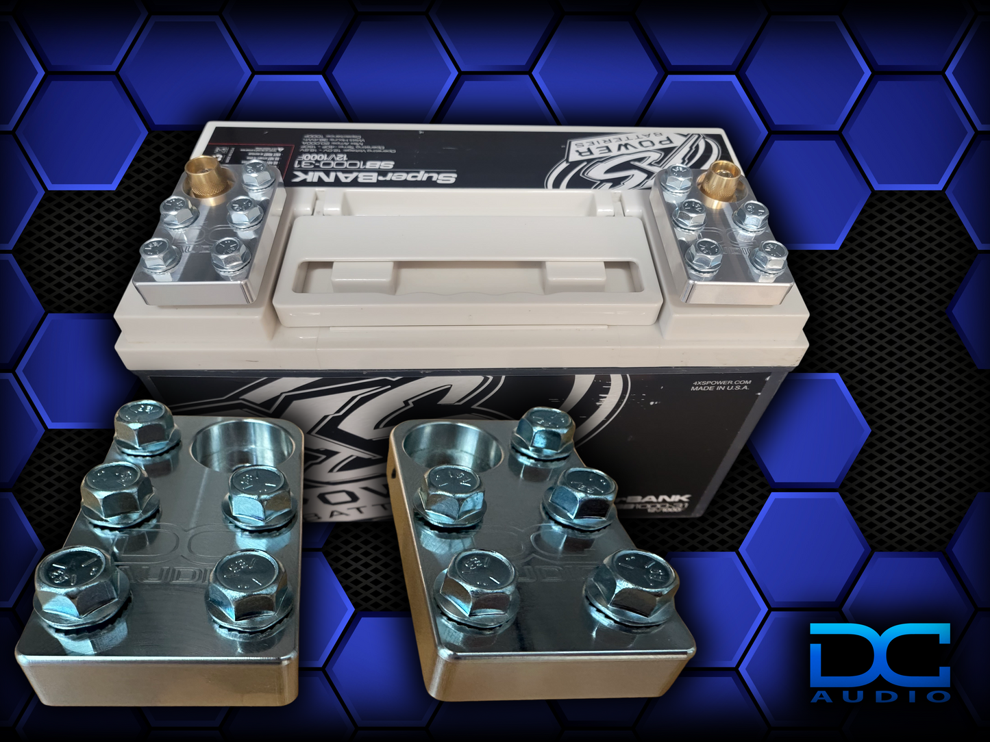 5FLT-ALU 5 Lug Aluminum Battery terminals (bolt down style)