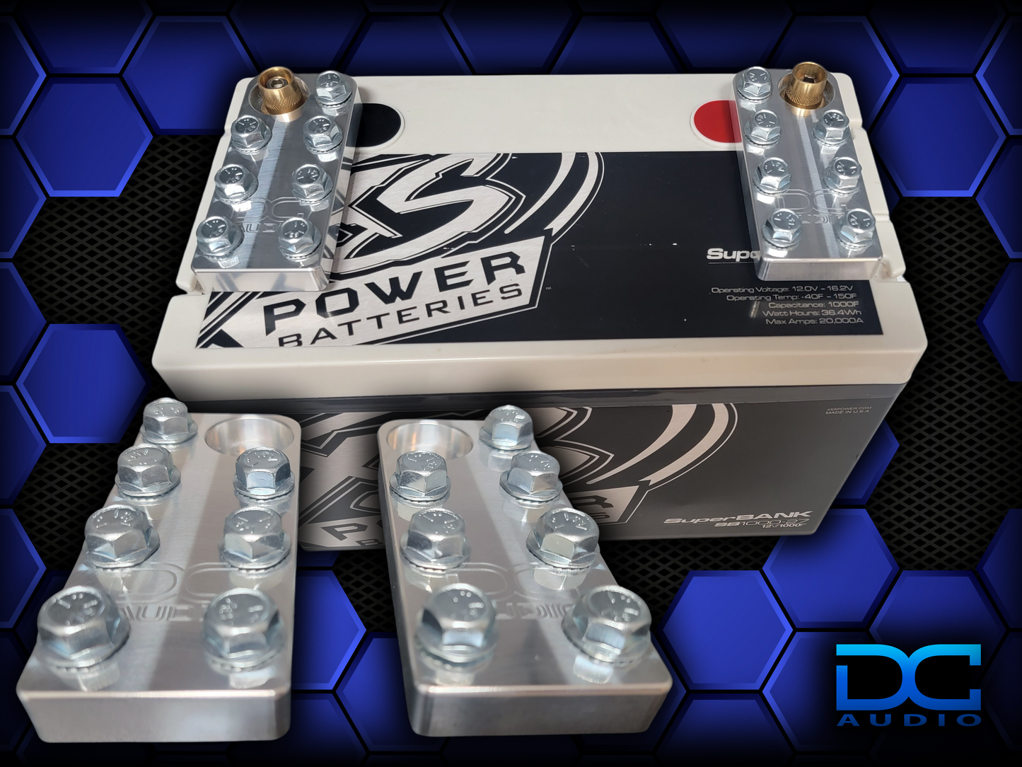 7FLT-ALU 7 Lug Aluminum Battery terminals (bolt down style)