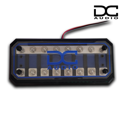 DC Audio Fused Distribution Block with LED lite base