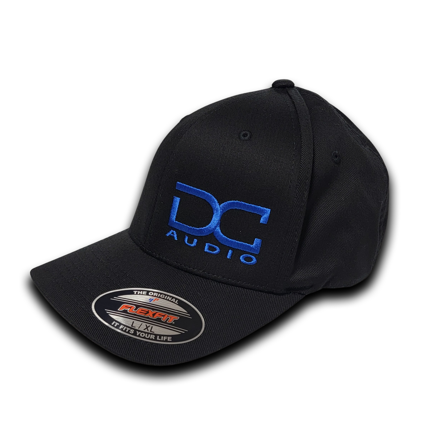 DC AUDIO Hat Black w/ Blue logo