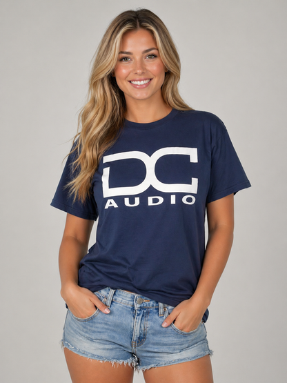 T Shirt Navy with White DC logo