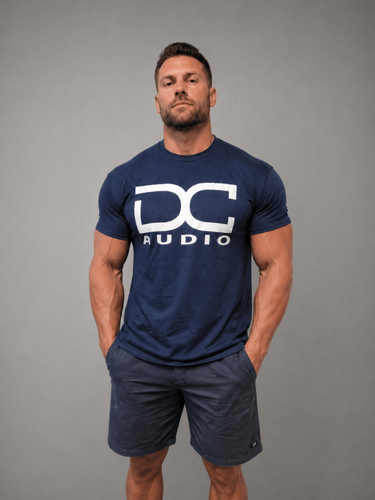 T Shirt Navy with White DC logo