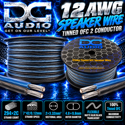 DC Audio 12 awg OFC  Speaker / Subwoofer Wire