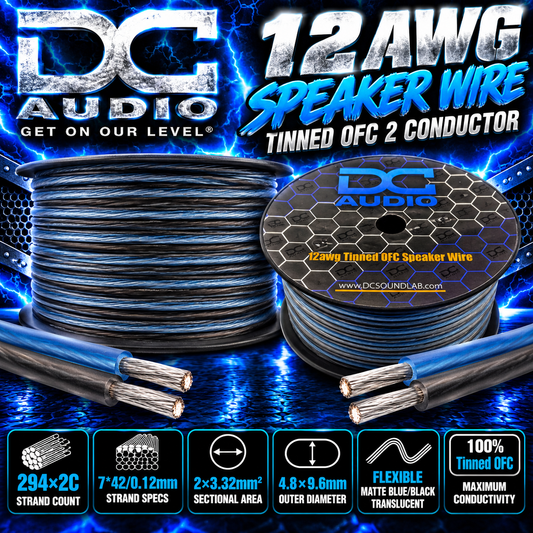 DC Audio 12 awg OFC  Speaker / Subwoofer Wire