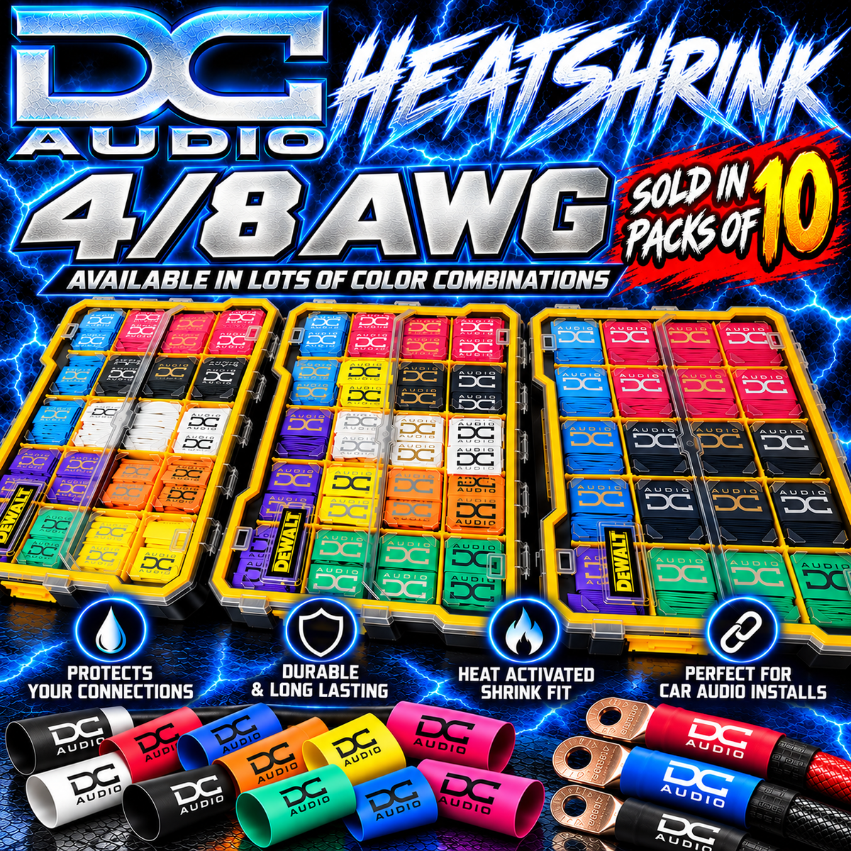 Heat Shrink 4/8awg "Packs of 10"
