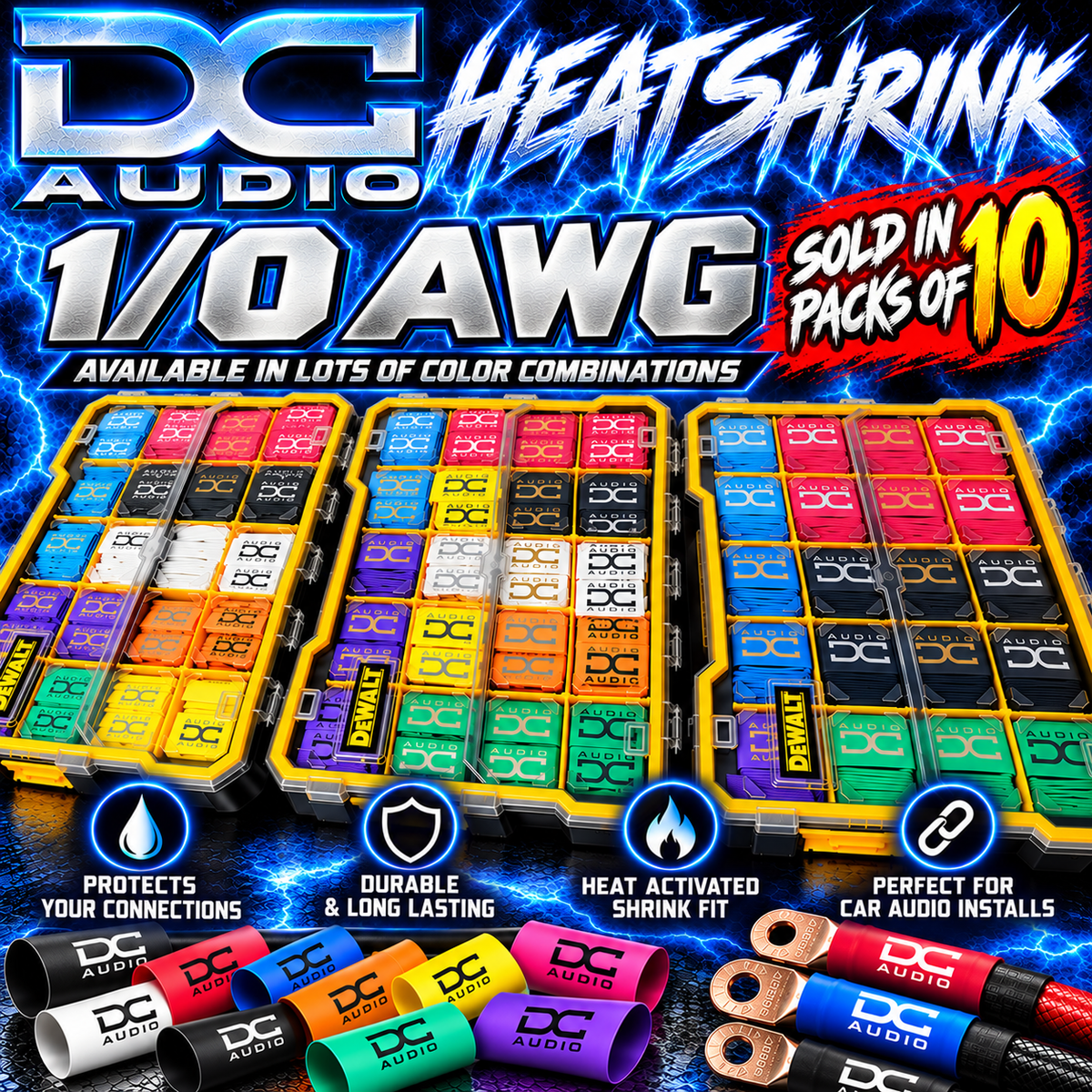 Heat Shrink 1/0 "Packs of 10"