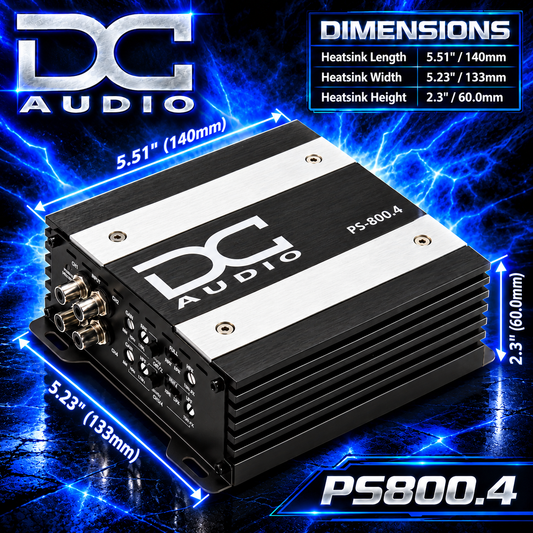 PS800x4 - Mini 4 Channel Amplifier