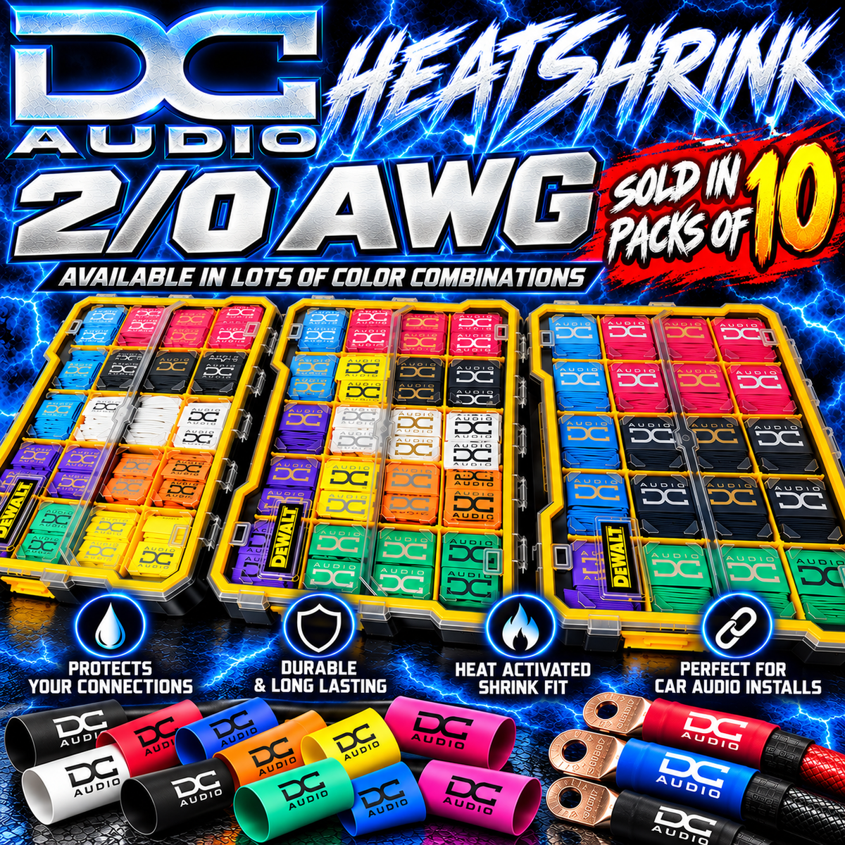 Heat Shrink 2/0 "Packs of 10"