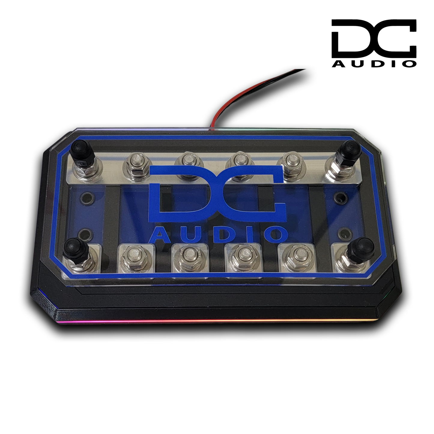 DC Audio Fused Distribution Block with LED lite base