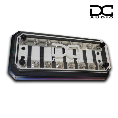 DC Audio Fused Distribution Block with LED lite base