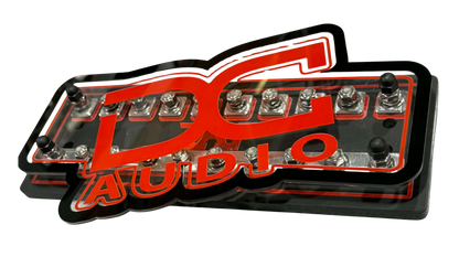 DC Audio Themed Fused Distribution Block