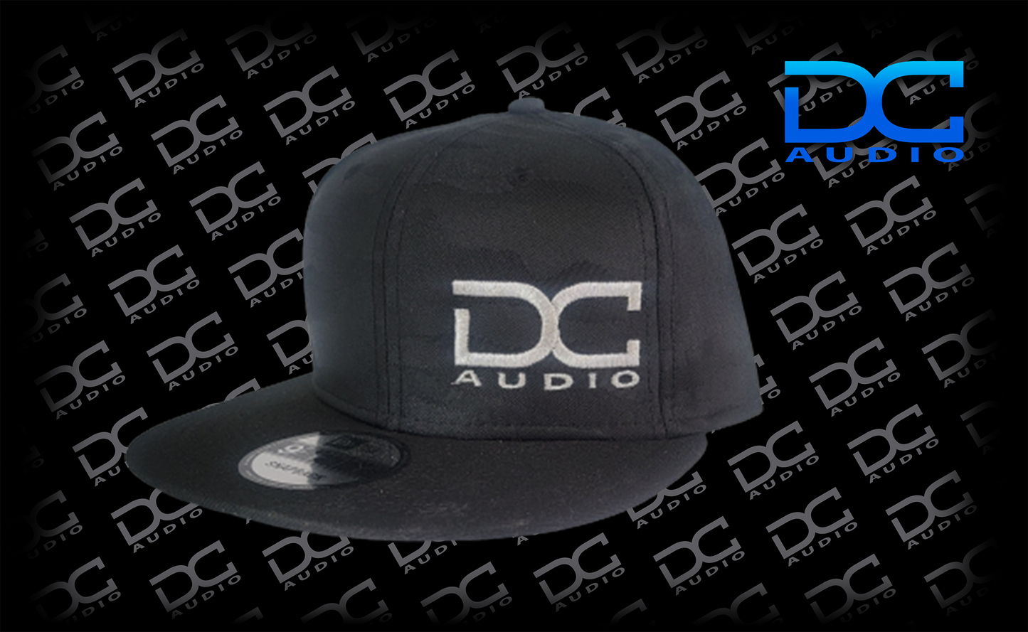 DC AUDIO Camo/ Silver Snapback DC Audio Hat (9fifty / flatbill)