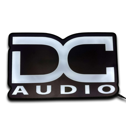 DC Audio Wall Mount or Desktop Light up Sign