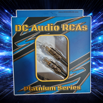 DC Audio Platinum Series RCA's 3 Feet