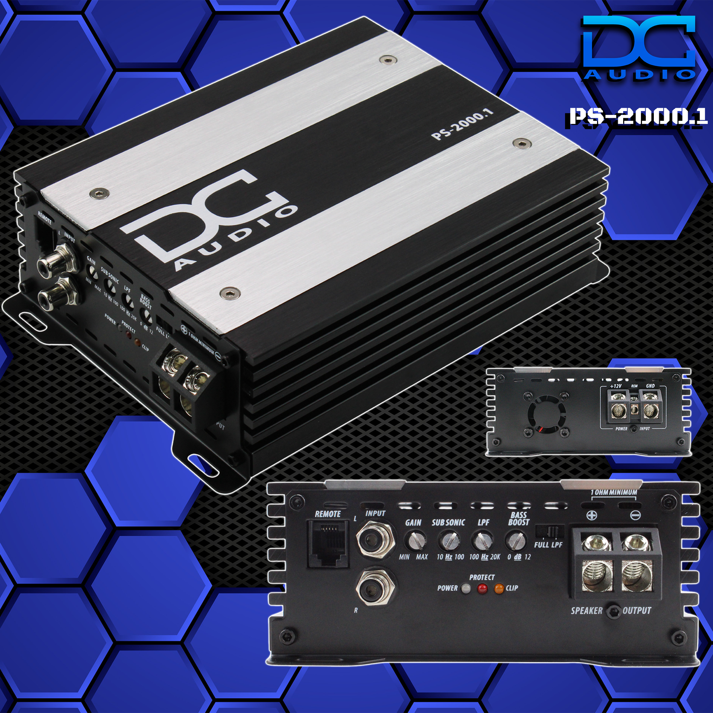 PS2000x1 - Mini Full Range Mono Block Amplifier