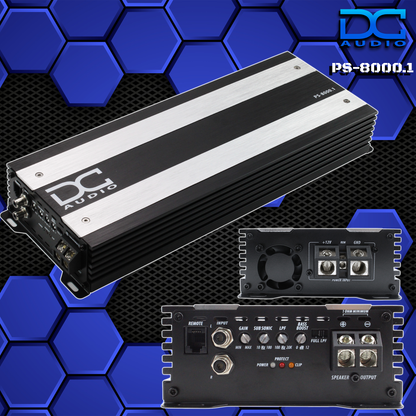 PS8000x1 - Mini Full Range Mono Block Amplifier