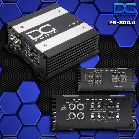 PS800x4 - Mini 4 Channel Amplifier