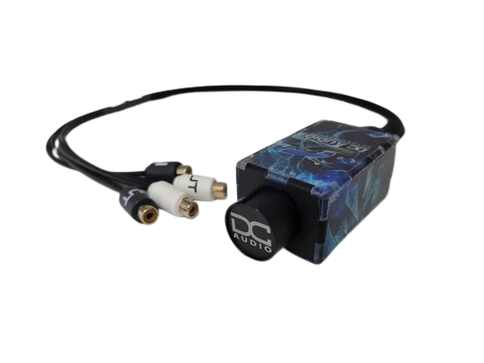 DC Audio RCA IN/OUT Bass Knob