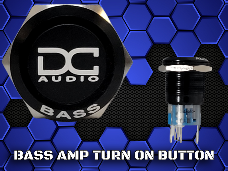 DC Audio Amp Turn On Buttons with Etching